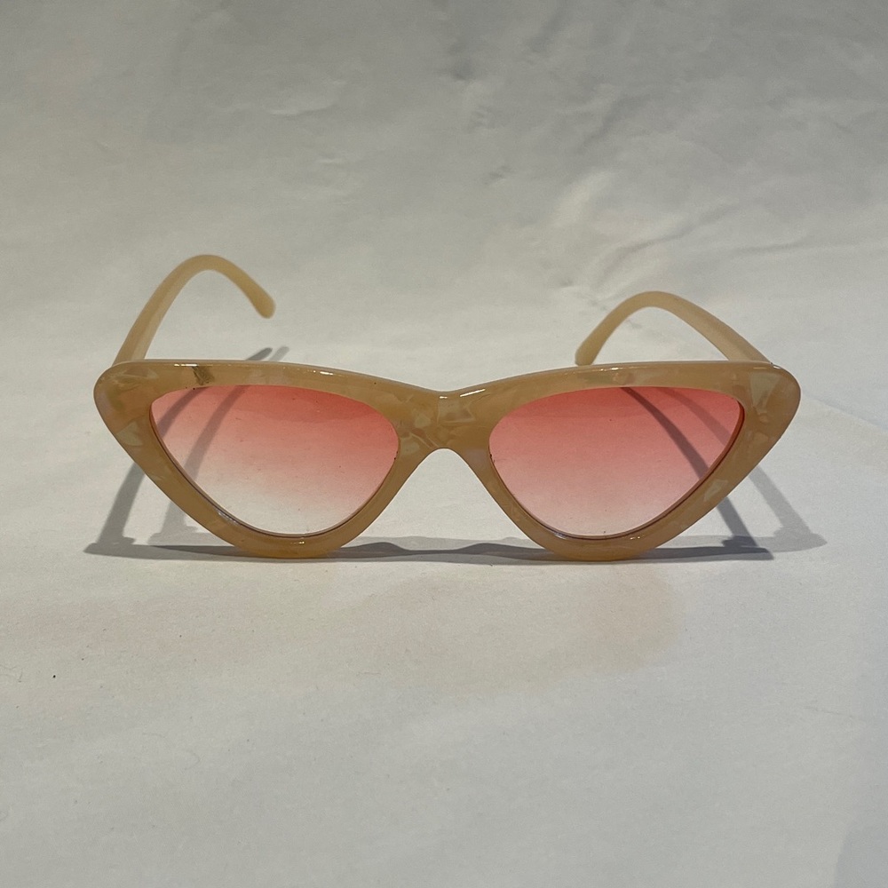 Free people baby pink cat eye sunglasses